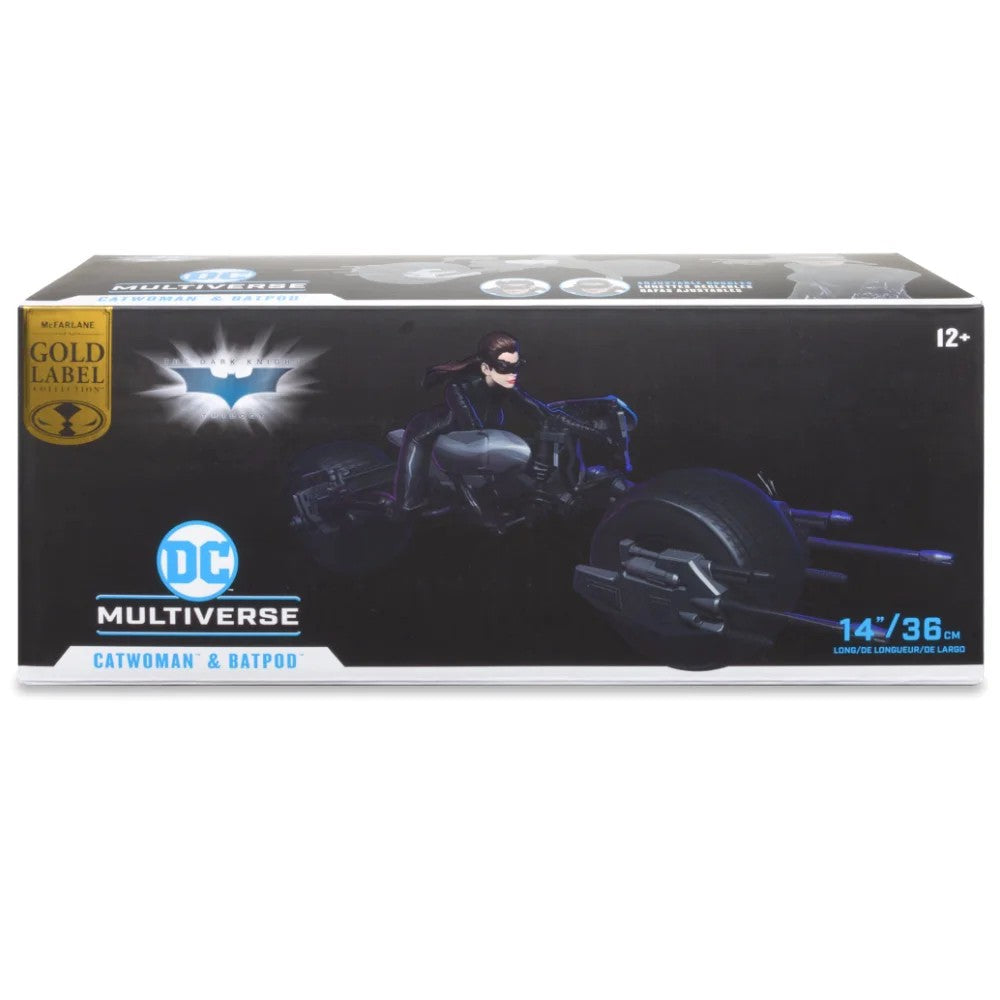CATWOMAN&BATPOD–DCMultiverseGoldLabel–TheDarkKnightRises