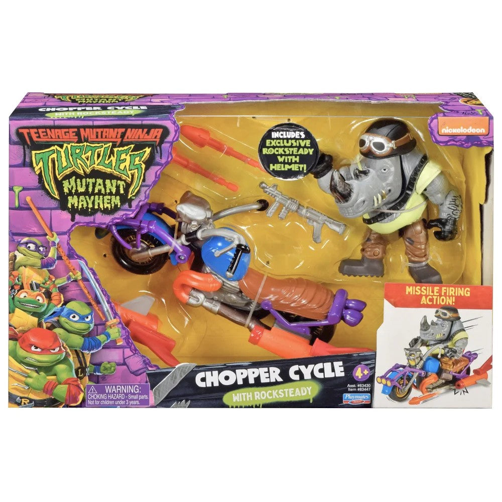 CHOPPERCYCLE&ROCKSTEADY–TeenageMutantNinjaTurtles(TMNT)–MutantMayhem