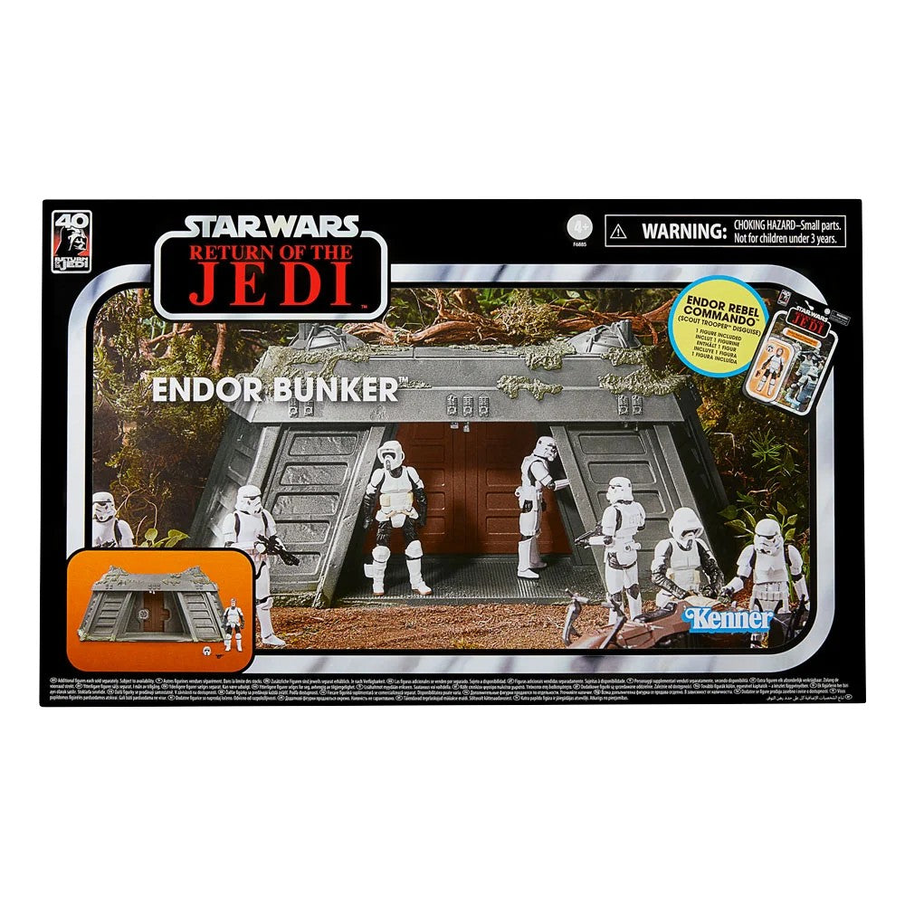 ENDORBUNKER&ENDORREBELCOMMANDO(SCOUTTROOPERDISGUISE)–StarWarsVintageCollection–ReturnoftheJedi