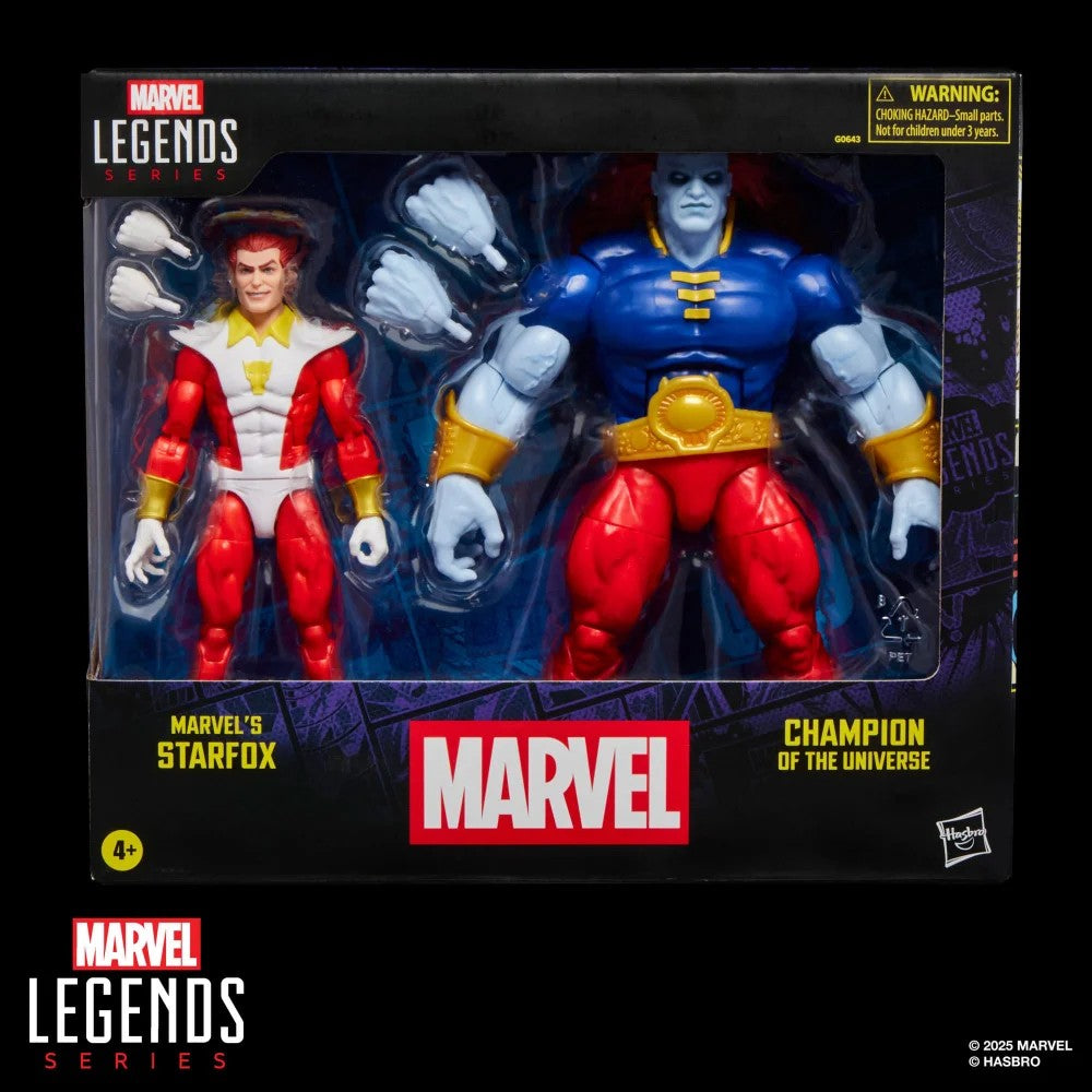 MARVELSSTARFOX&CHAMPIONOFTHEUNIVERSE(2-Pack)–MarvelLegendsSeries