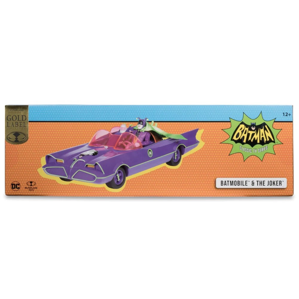 BATMOBILE&THEJOKER–DCRetroGoldLabel–Batman66
