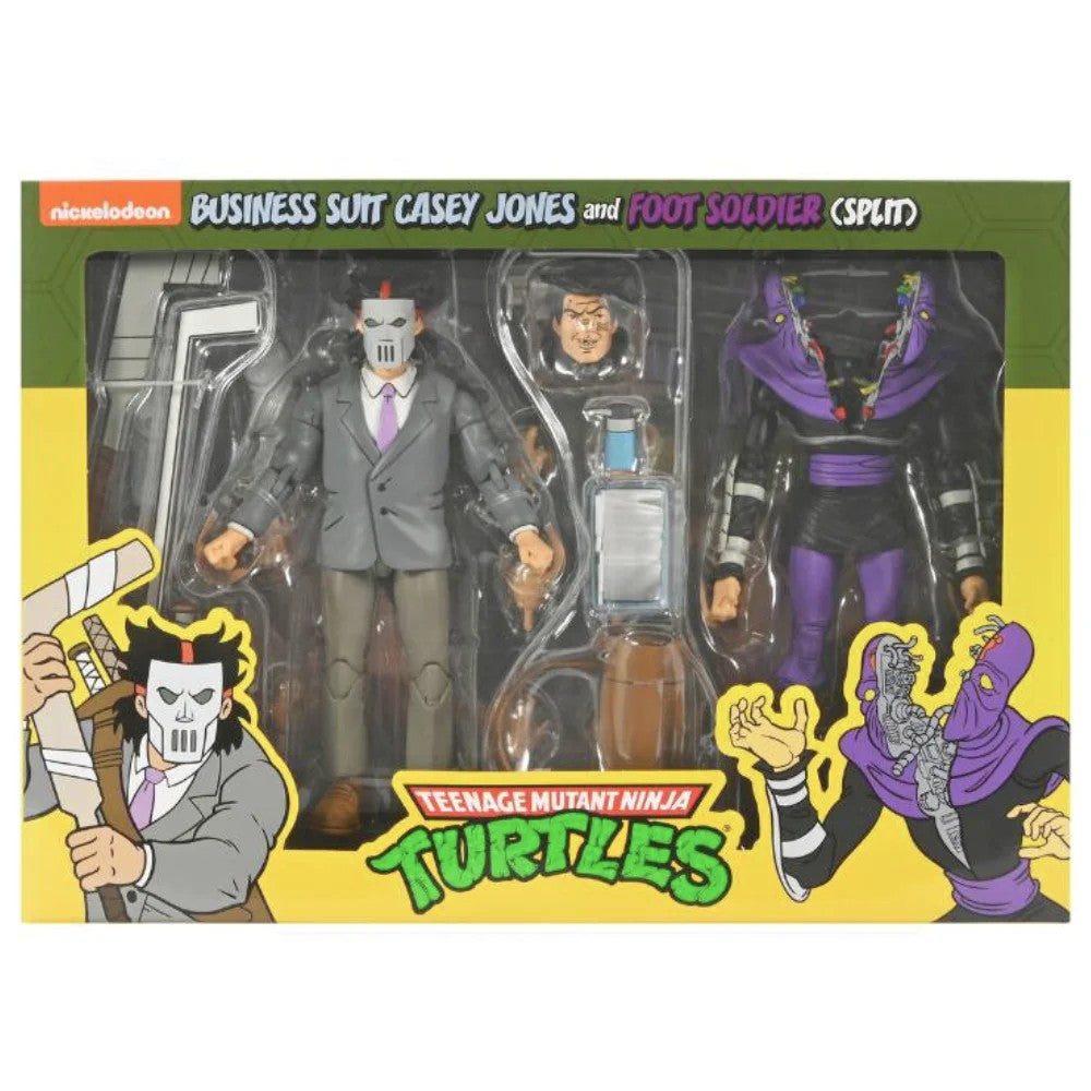 BUSINESSSUITCASEYJONES&SPLITFOOTSOLDIER(2-PACK)–TeenageMutantNinjaTurtles(TMNT)–Cartoon