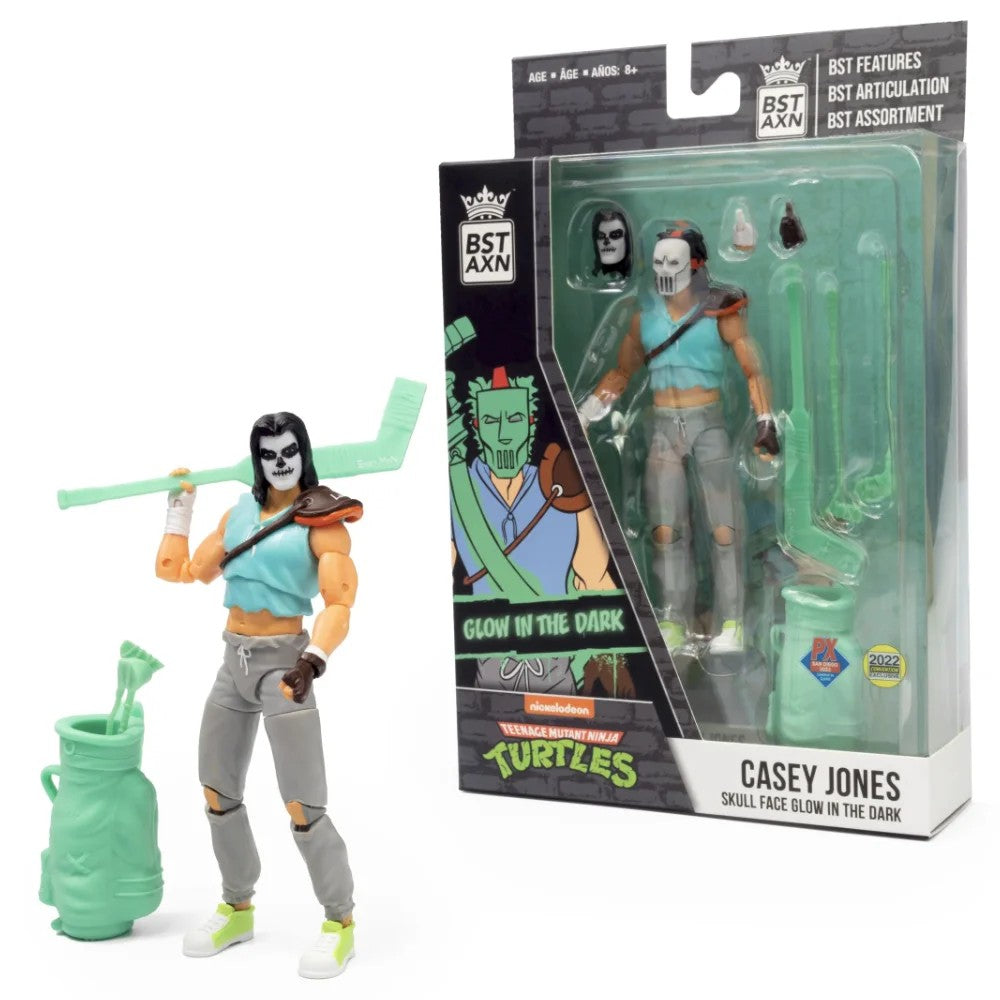 CASEYJONESSKULLFACE(GLOWINTHEDARK)–TeenageMutantNinjaTurtles(TMNT)–BSTAXN–SDCC2022Exclusive