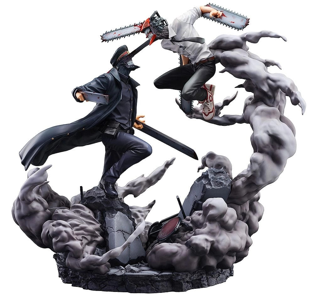 ChainsawManvs.SamuraiSwordSuperSituationFigureStatue