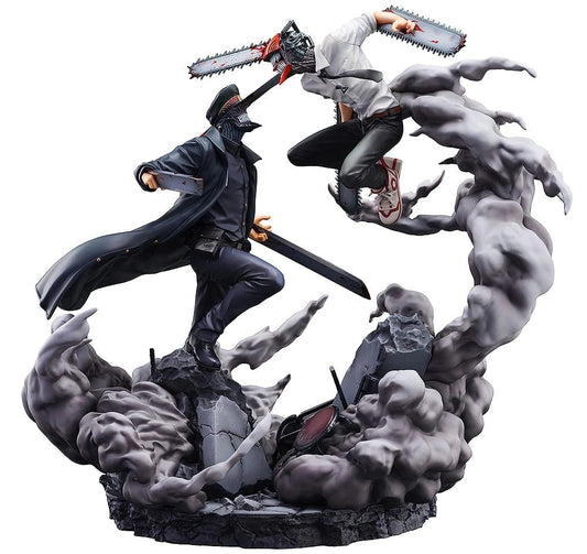 ChainsawManvs.SamuraiSwordSuperSituationFigureStatue