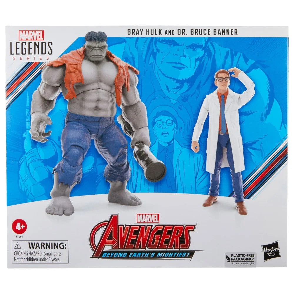 GRAYHULK&DR.BRUCEBANNER–MarvelLegendsSeries2-Pack–AvengersBeyondEarth’sMightiest