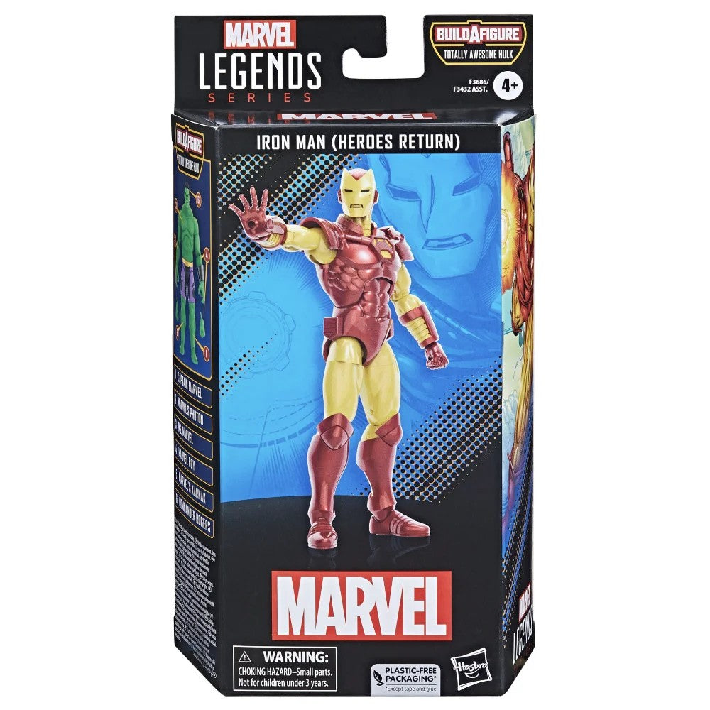 IRONMAN(HEROESRETURN)–MarvelLegendsSeries–Build-A-FigureTotallyAwesomeHulk
