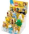 LEGOAcrylVerkaufsdisplay/Thekendisplaymit12SchlüsselanhängernmitLeuchtfunktion