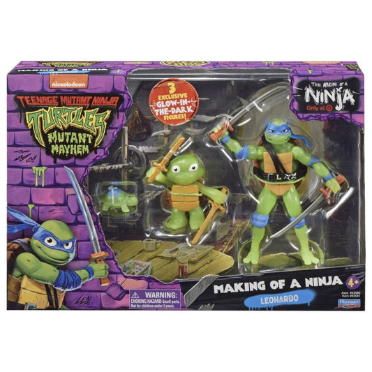LEONARDO(MAKINGOFANINJA)–TeenageMutantNinjaTurtles(TMNT)–MutantMayhem3-Pack