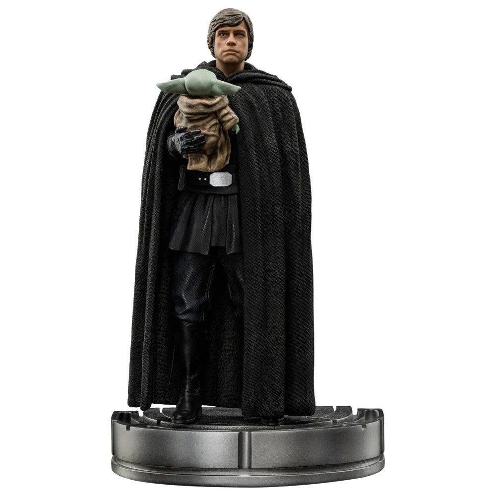 LUKESKYWALKER&GROGU–StarWars–BDSArtScale–TheMandalorian–IronStudios