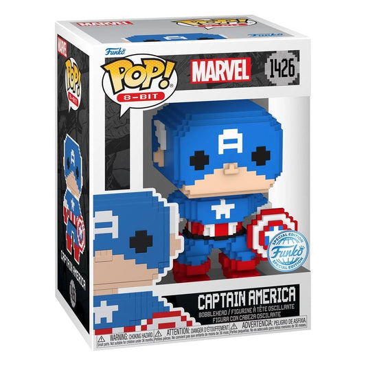 MarvelPOP!8-BitVinylFigurCaptainAmerica9cm