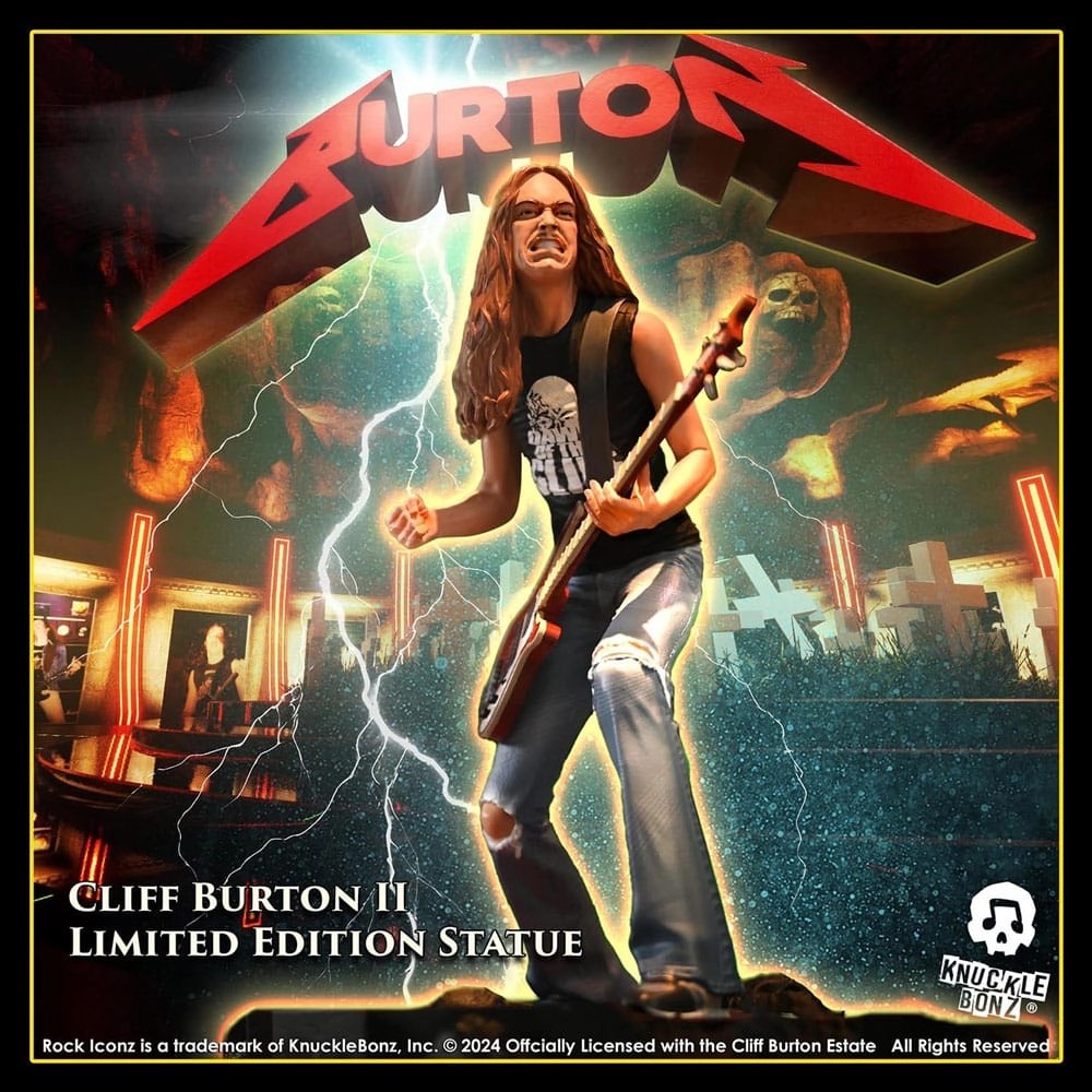 MetallicaCliffBurtonIIRockIconzStatue