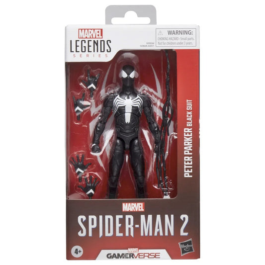 PETERPARKER(BLACKSUIT)–MarvelLegendsSeries–GamerverseSpider-Man2