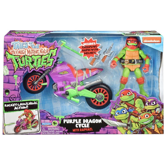 PURPLEDRAGONCYCLE&RAPHAEL–TeenageMutantNinjaTurtles(TMNT)–TalesoftheTeenageMutantNinjaTurtles