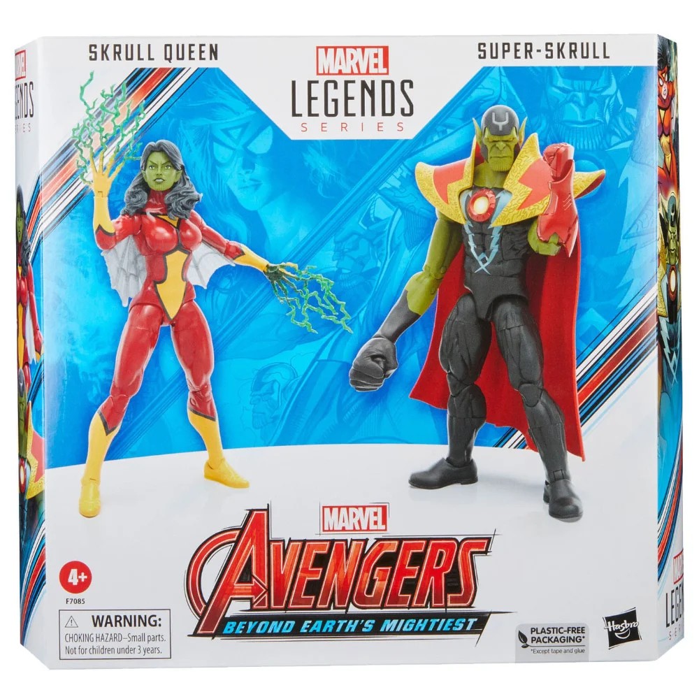SKRULLQUEEN&SUPER-SKRULL–MarvelLegendsSeries2-Pack–AvengersBeyondEarth’sMightiest