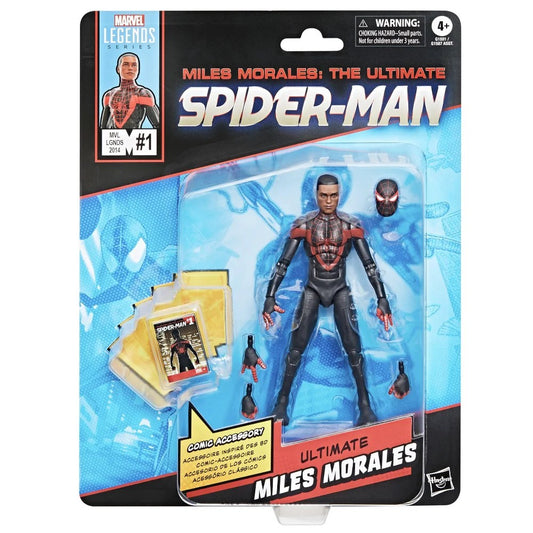 ULTIMATEMILESMORALES–MarvelLegendsSeries–Scale-ComicCollection–MilesMorales:TheUltimateSpider-Man