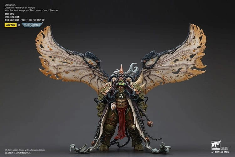 Warhammer40kMortarionDaemonPrimarchofNurgle1/18Actionfigur