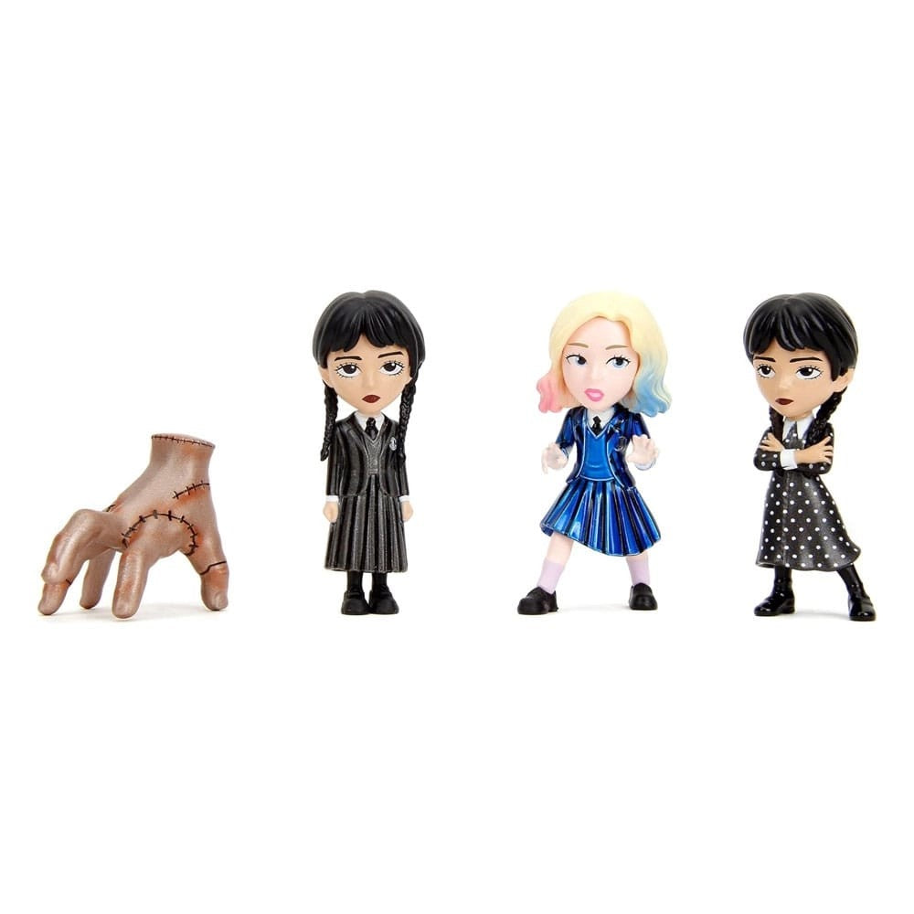 WednesdayNanoMetalfigsDiecastMinifiguren4-erPackWave14cm