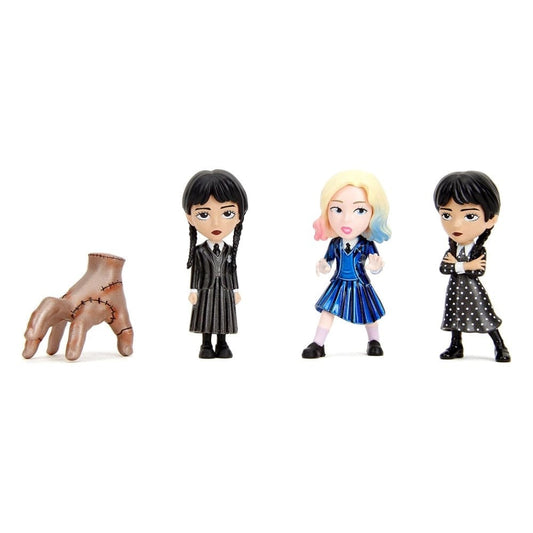 WednesdayNanoMetalfigsDiecastMinifiguren4-erPackWave14cm